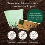 Compostable* 2.6-Gallon Trash Bags