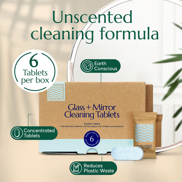 Glass + Mirror Cleaning Tablets